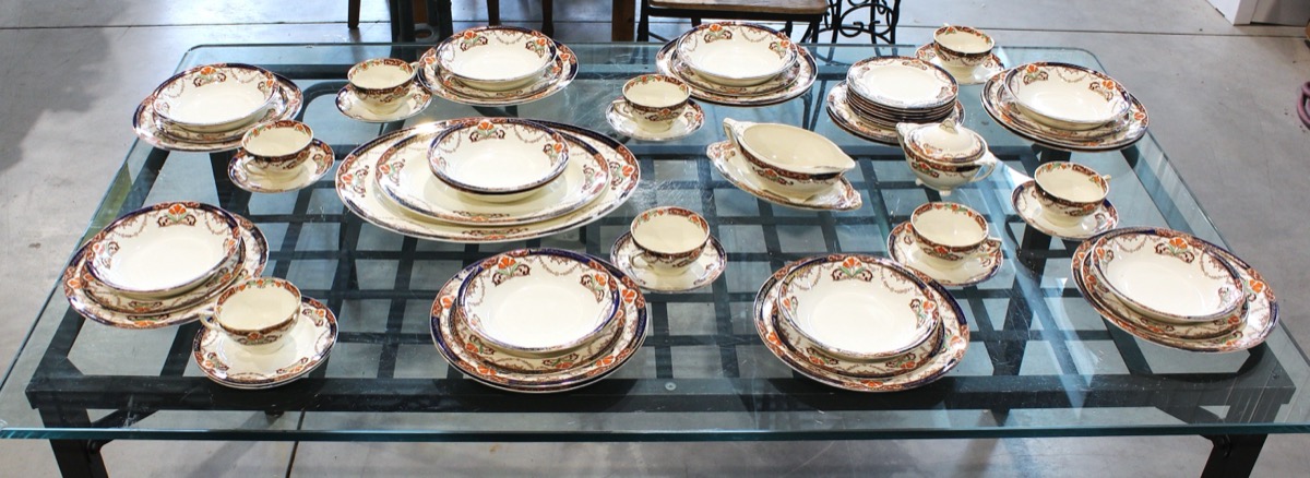 Set de vaisselle Queen Elizabeth
