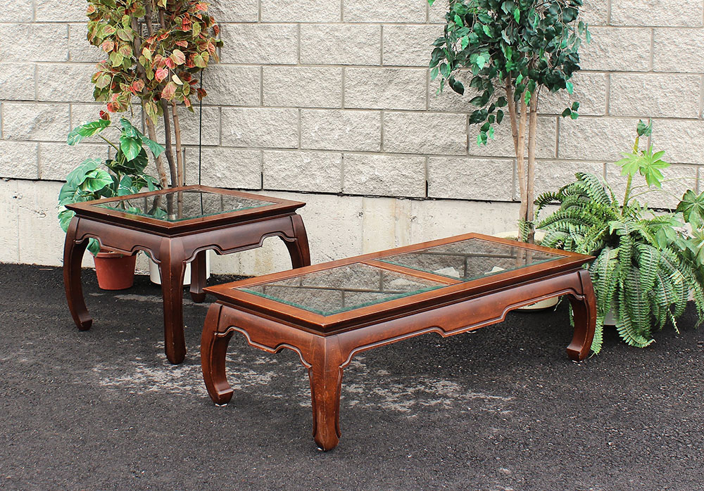 Tables de salon vitrées